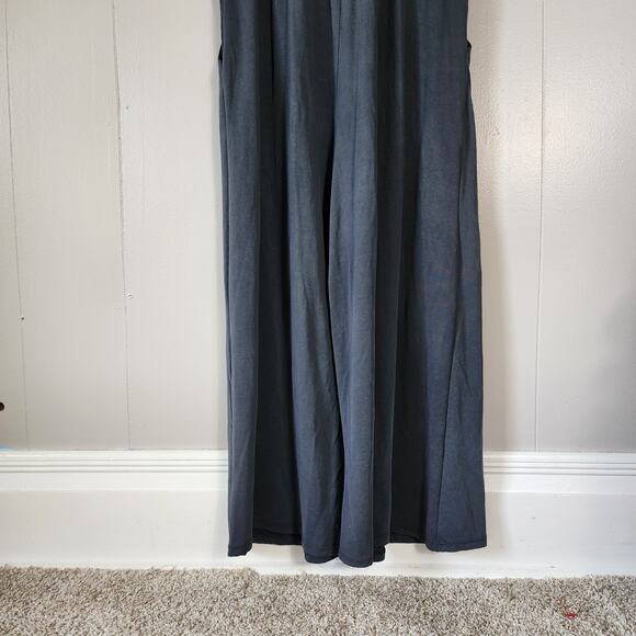Saturday Sunday Anthropologie Jumpsuit M Wide Leg Gray - Picture 9 of 11